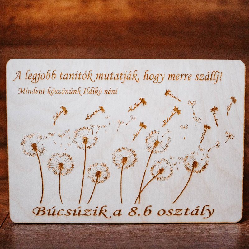 Egyedi osztályfőnöki ballagási ajandék
