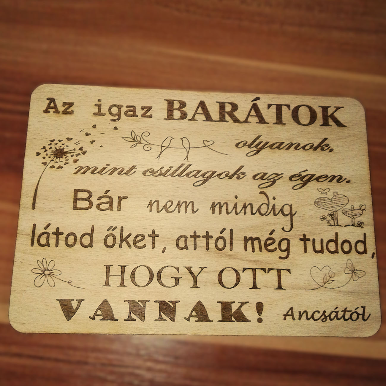 Igaz Barát tábla