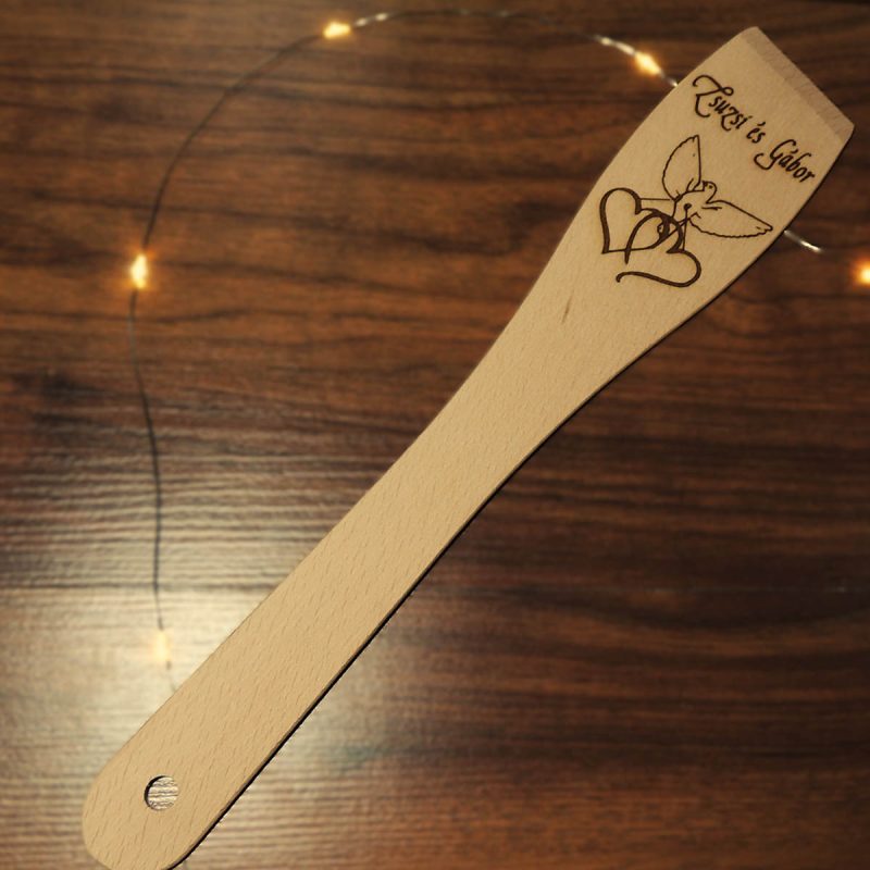 Esküvői fakanál köszönőajándék