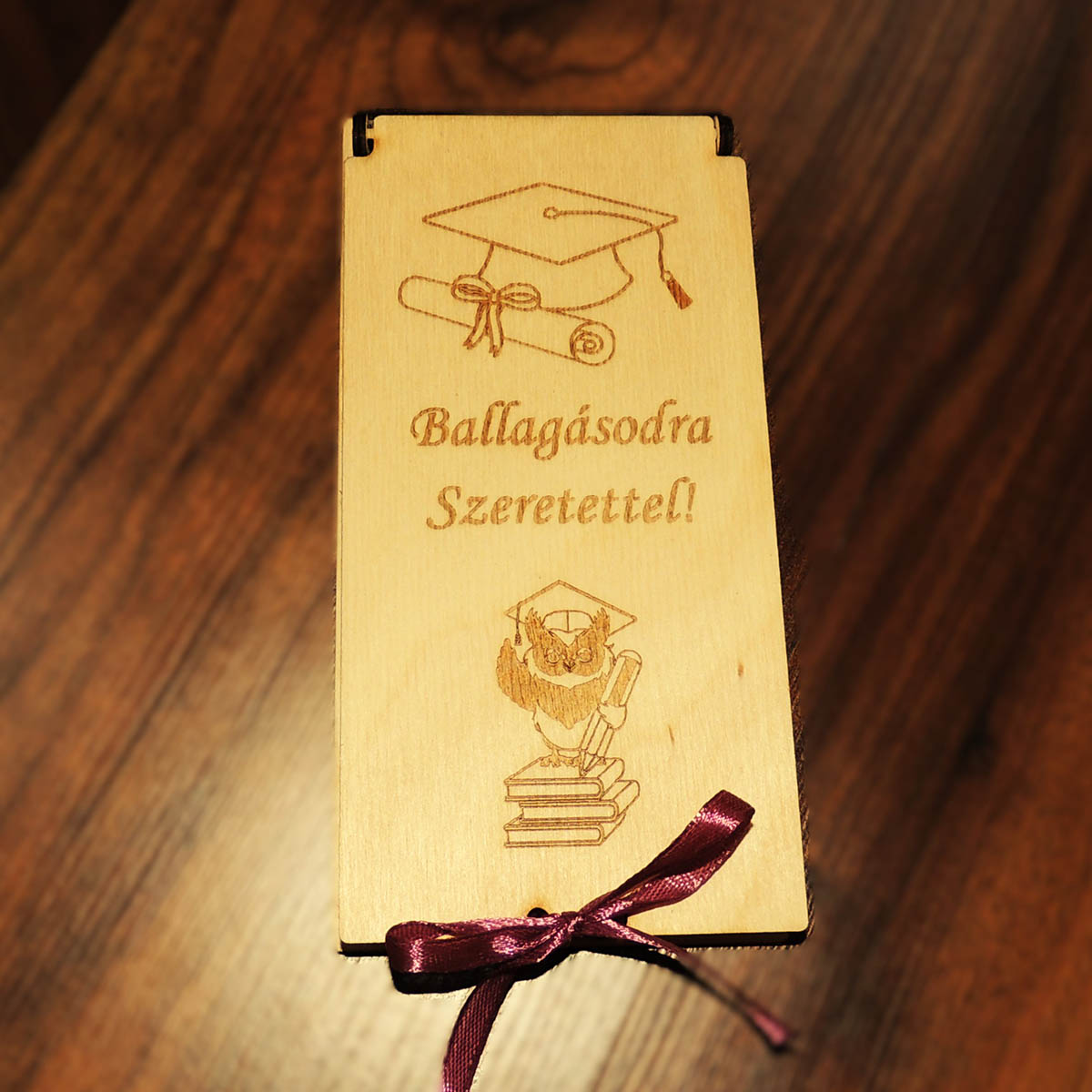 Ballagási pénzátadó Bagoly motívummal